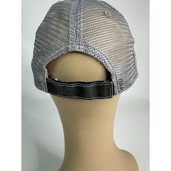 WT Farm Girl Distressed Trucker Hat YouTube Logo Embroidered Adjustable One Size - Picture 6 of 16